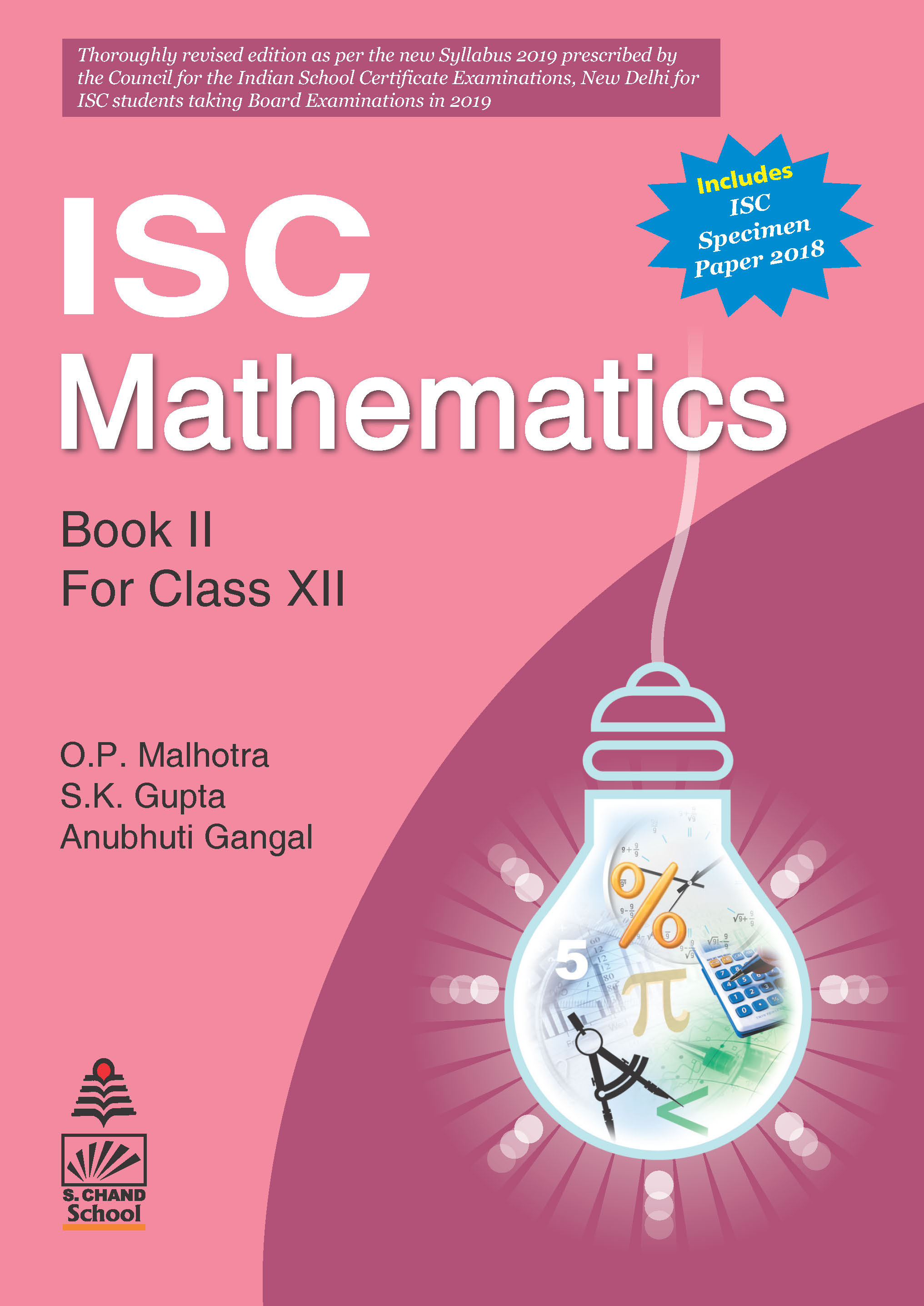 Isc Mathematics Class 12 Pdf